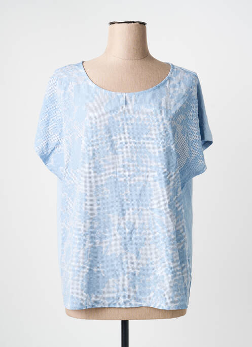 T-shirt coupe droite manches courtes bleu S.OLIVER femme