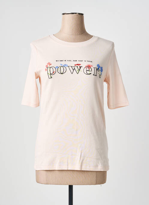 T-shirt manches mi-longues manches courtes rose S.OLIVER femme