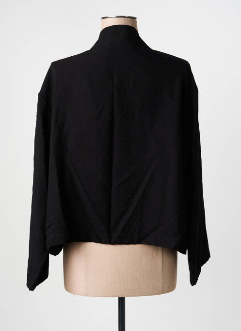Veste casual manches longues noir LA FEE MARABOUTEE femme