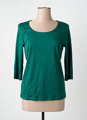 T-shirt manches 3/4 manches 3/4 vert STREET ONE femme