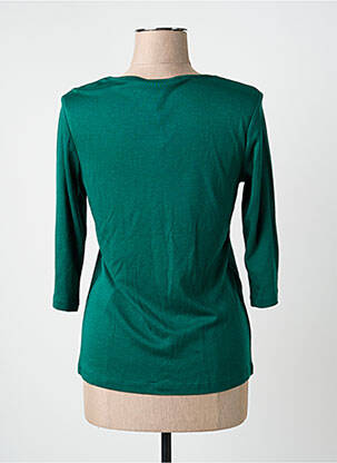 T-shirt manches 3/4 manches 3/4 vert STREET ONE femme