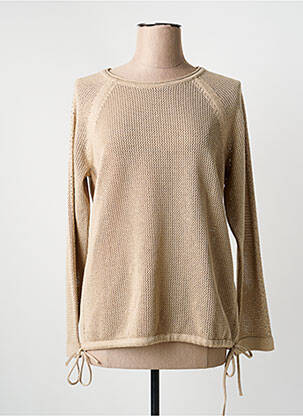 Pull stretch manches longues beige BETTY BARCLAY femme