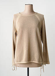 Pull stretch manches longues beige BETTY BARCLAY femme