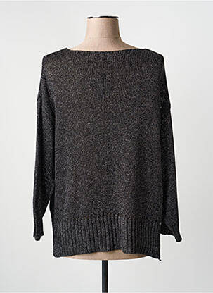 Pull stretch manches longues noir NATACHA femme
