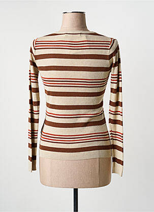 Top stretch manches longues beige NICE THINGS femme