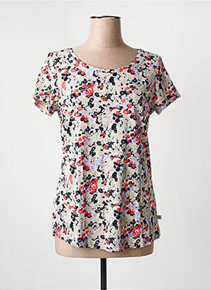 T-shirt stretch manches courtes rose S.OLIVER femme