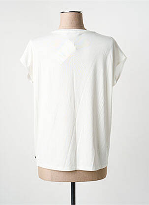 T-shirt imprimé fantaisie manches courtes blanc GARCIA femme
