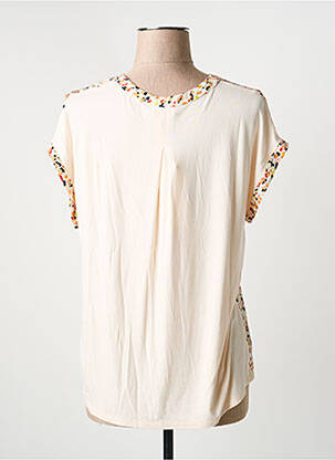 T-shirt imprimé fantaisie manches courtes orange S.OLIVER femme