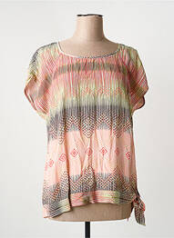T-shirt imprimé fantaisie manches courtes rose SANDWICH femme