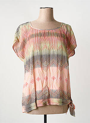T-shirt imprimé fantaisie manches courtes rose SANDWICH femme