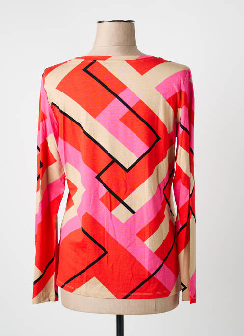 T-shirt stretch manches longues rouge BETTY BARCLAY femme