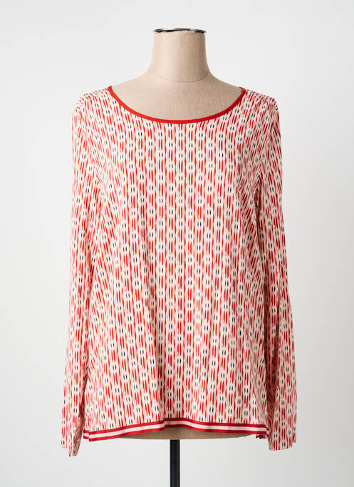 Top imprimé fantaisie manches longues rouge SANDWICH femme