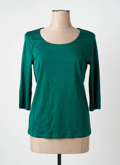 T-shirt manches 3/4 manches 3/4 vert STREET ONE femme