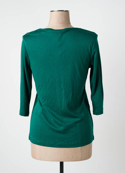 T-shirt manches 3/4 manches 3/4 vert STREET ONE femme