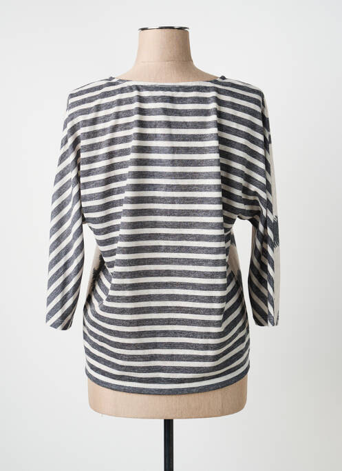 Top stretch manches longues beige STREET ONE femme