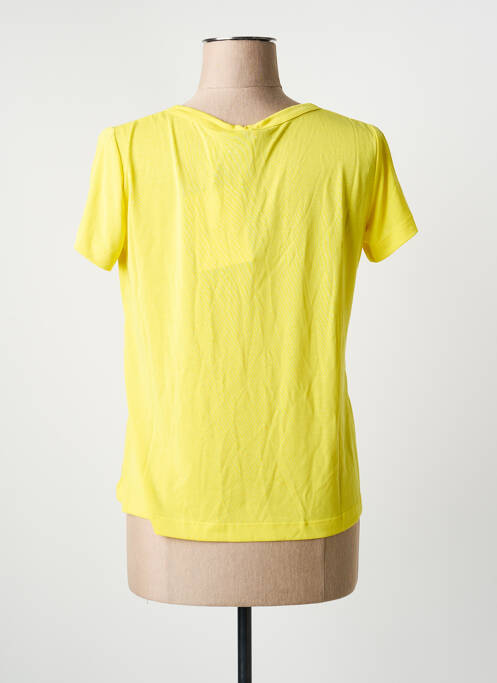 T-shirt col v manches courtes jaune CHATTAWAK femme