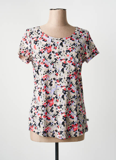 T-shirt stretch manches courtes rose S.OLIVER femme