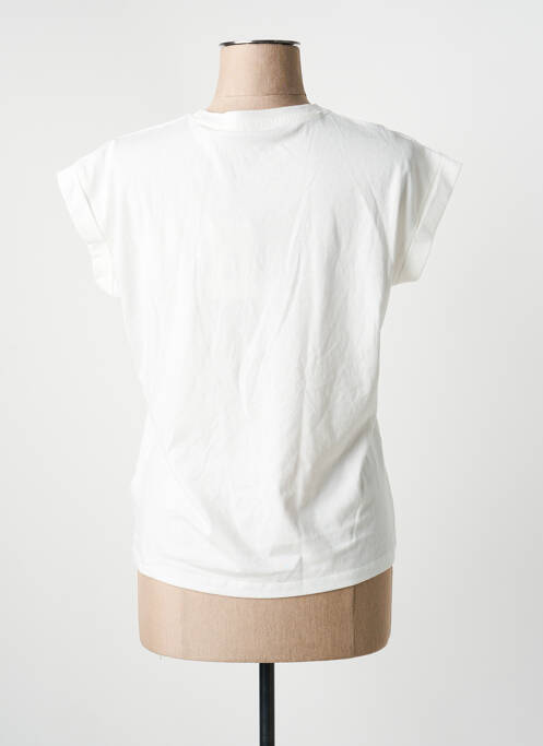 T-shirt imprimé fantaisie manches courtes blanc MKT STUDIO femme