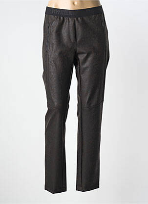 Pantalon droit stretch taille normale noir BEATE HEYMANN femme