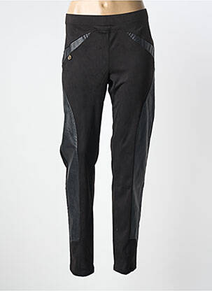 Pantalon slim taille élastique taille normale noir ELISA CAVALETTI femme