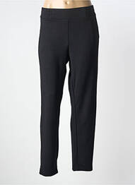 Pantalon droit stretch taille normale noir DOLCEZZA femme