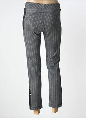 Pantalon 7/8 stretch taille normale gris ELISA CAVALETTI femme