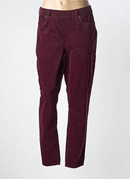 Pantalon droit stretch taille normale violet CISO femme