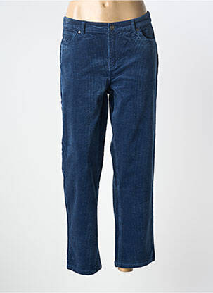 Pantalon droit stretch taille normale bleu JENSEN femme