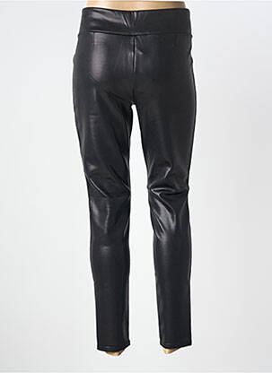 Legging tissage simili-cuir taille normale noir YSABEL MORA femme