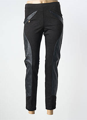 Pantalon slim taille élastique taille normale noir ELISA CAVALETTI femme