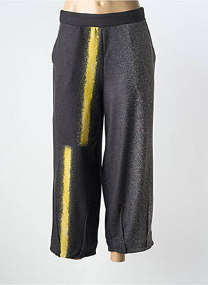Pantalon large taille normale taille normale gris OZAI N KU femme