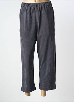 Pantalon 7/8 taille élastique taille normale gris GERSHON BRAM femme