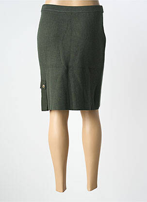 Jupe mi-longue taille normale vert K-DESIGN femme