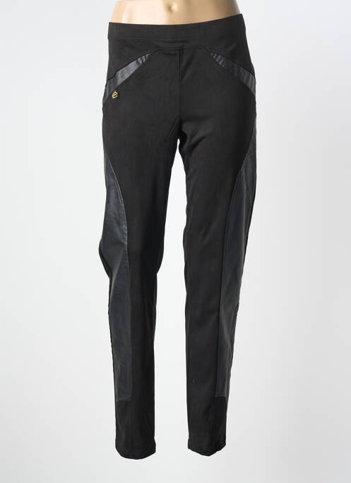 Pantalon slim taille élastique taille normale noir ELISA CAVALETTI femme