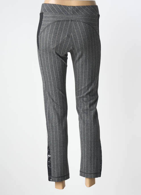 Pantalon 7/8 stretch taille normale gris ELISA CAVALETTI femme