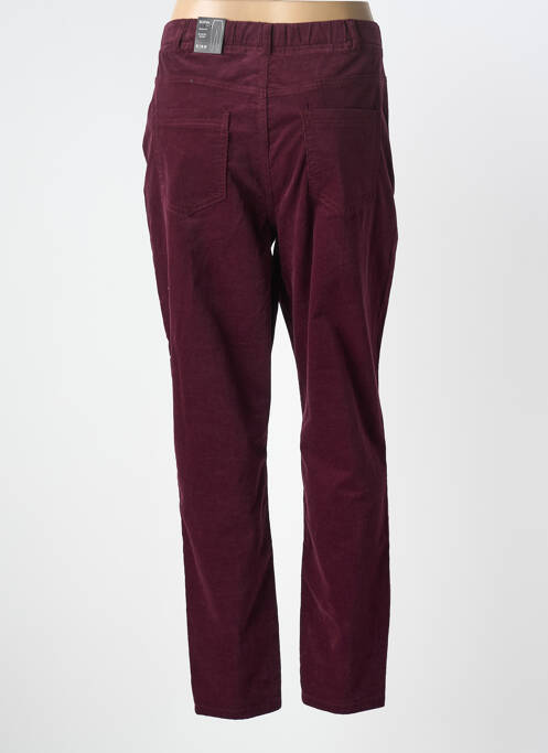 Pantalon droit stretch taille normale violet CISO femme