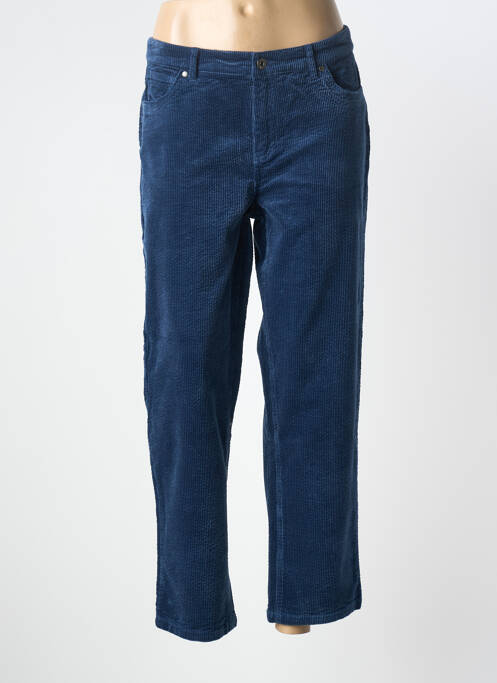 Pantalon droit stretch taille normale bleu JENSEN femme