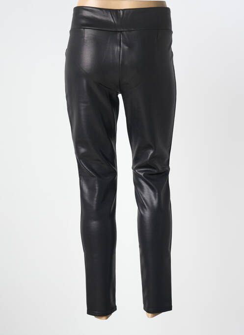 Legging tissage simili-cuir taille normale noir YSABEL MORA femme