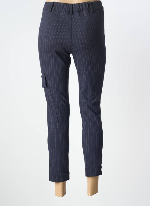 Pantalon 7/8 stretch taille normale bleu TRICOT CHIC femme