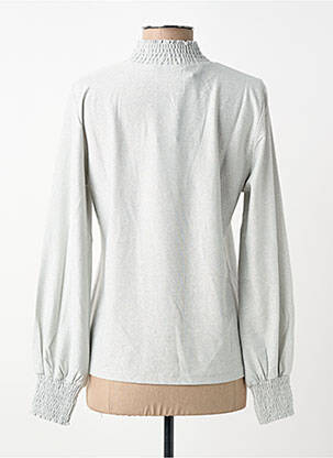 Top stretch manches longues argent ZHRILL femme