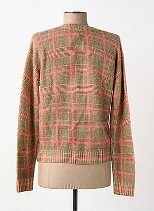 Pull coupe droite manches longues orange JEI'S BY LETIZIA DENARO femme