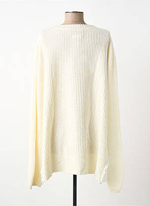 Pull tunique stretch manches longues beige ELISA CAVALETTI femme