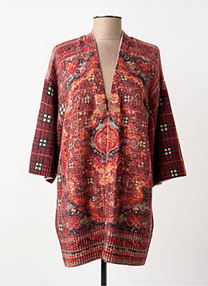 Gilet manches longues manches 3/4 orange JEI'S BY LETIZIA DENARO femme