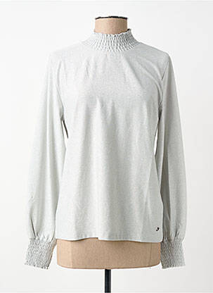 Top stretch manches longues argent ZHRILL femme