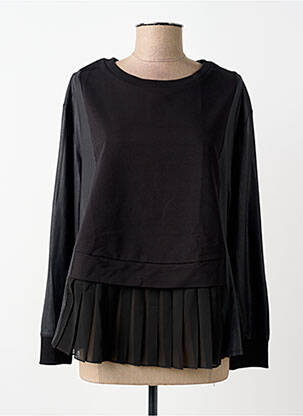 Top stretch manches longues noir TUZZI femme