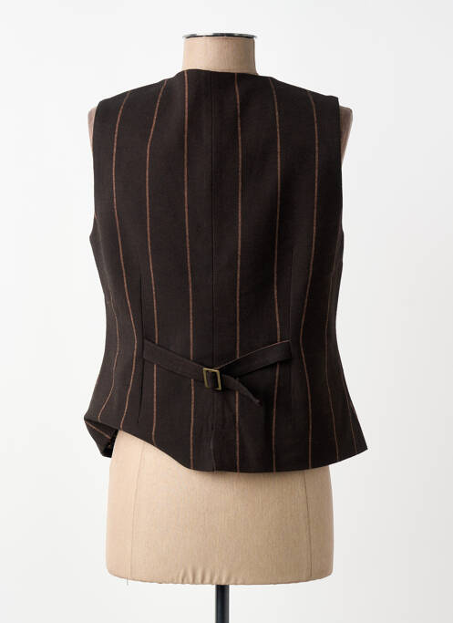 Gilet sans manche doublure marron SURKANA femme