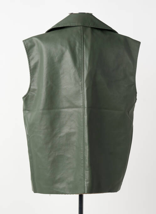 Gilet sans manche doublure vert NÜ femme