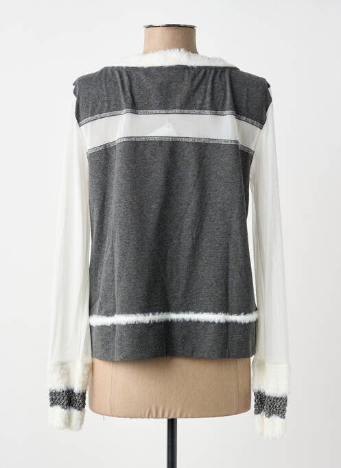 Top stretch manches longues blanc ELISA CAVALETTI femme