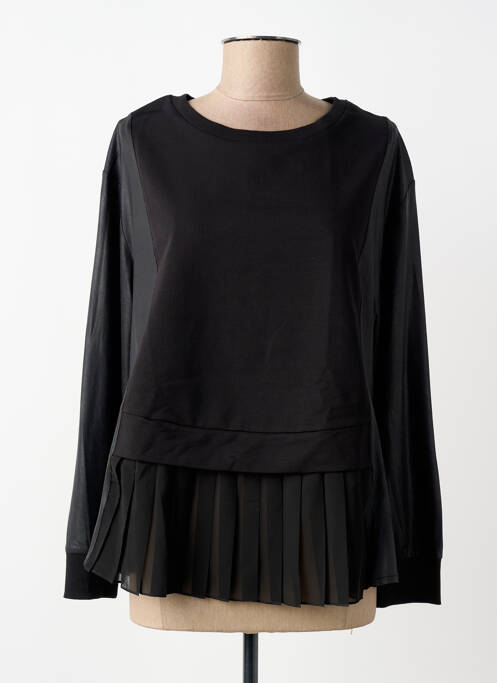 Top stretch manches longues noir TUZZI femme