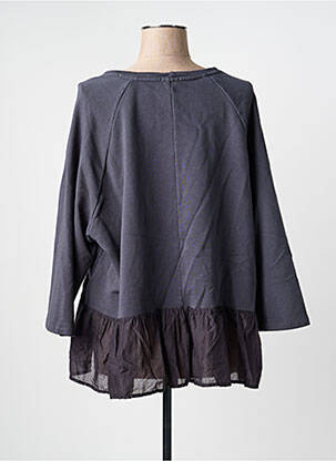 Sweat-shirt manches longues manches longues gris GRIZAS femme
